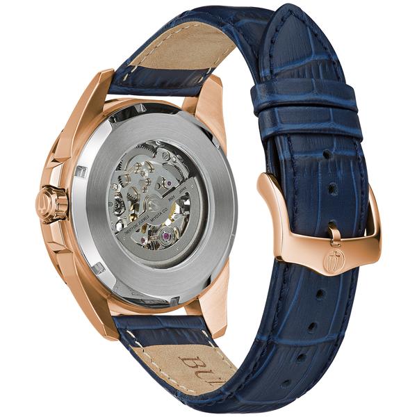 Mens Bulova Classic Sutton Automatic Leather Watch - 97A161 alternate view