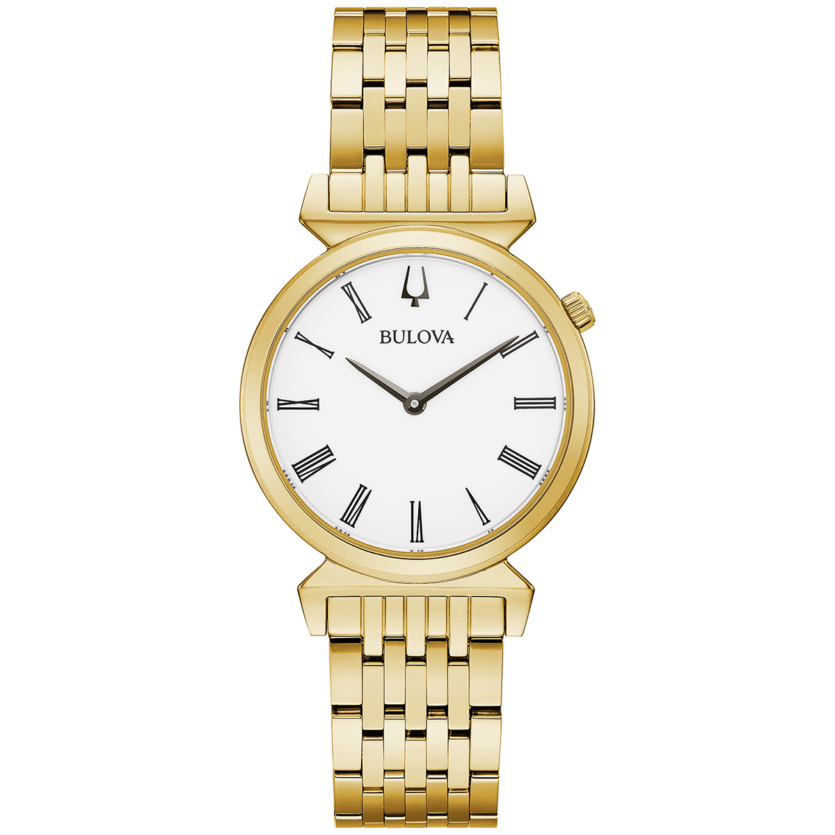 Womens Bulova Goldtone Stainless Bracelet Watch - 97L161