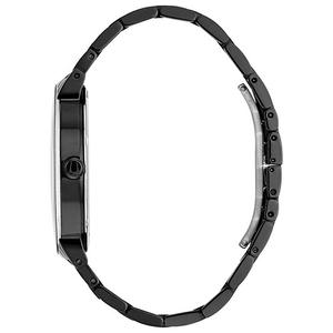 Mens Bulova Modern Black IP Diamond Bracelet Watch - 98D144 alternate view
