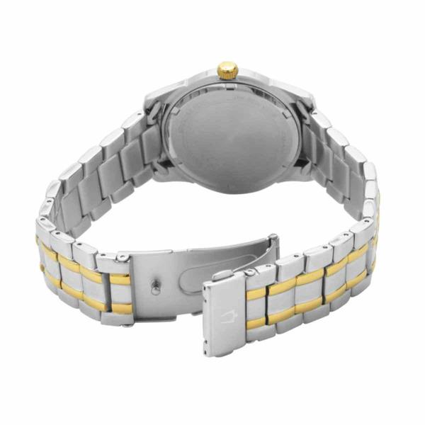 Mens Bulova Stainelss Steel Chain Link Bracelet Watch - 98H18 alternate view
