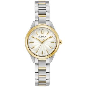 Womens Bulova Two Tone Bracelet Watch - 98L277