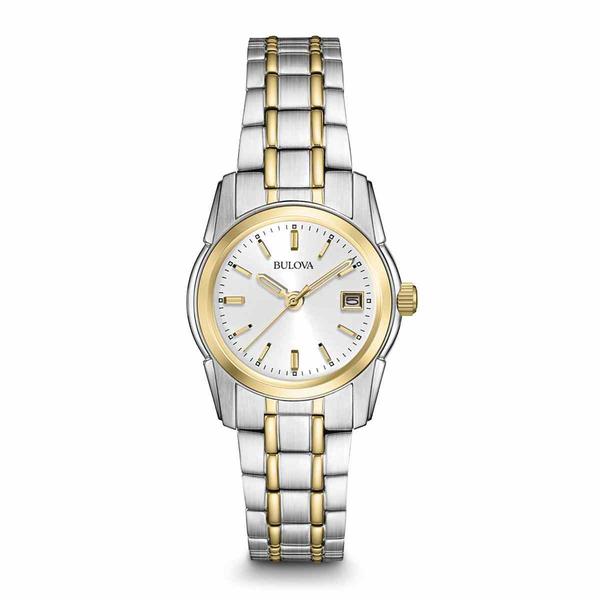 Womens Bulova Two-Tone Bracelet Watch - 98M105