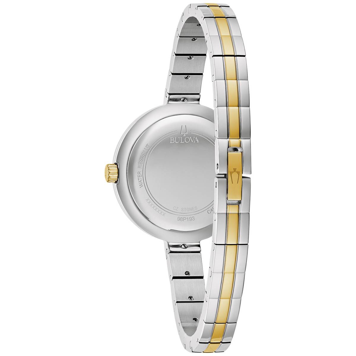 Womens Bulova Rhapsody Two-Tone Diamond Accent Dial Watch-98P193