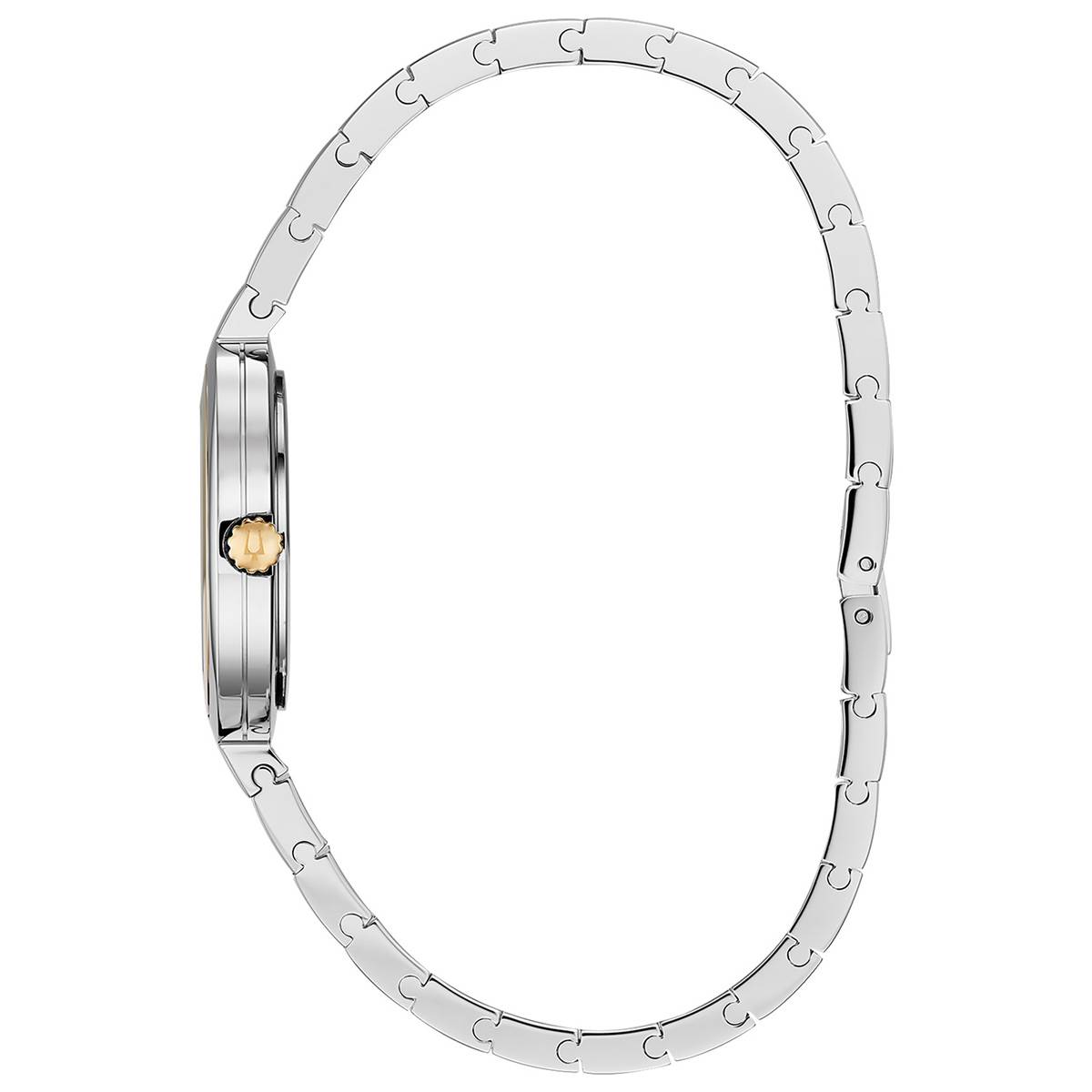 Womens Bulova Rhapsody Two-Tone Diamond Accent Dial Watch-98P193