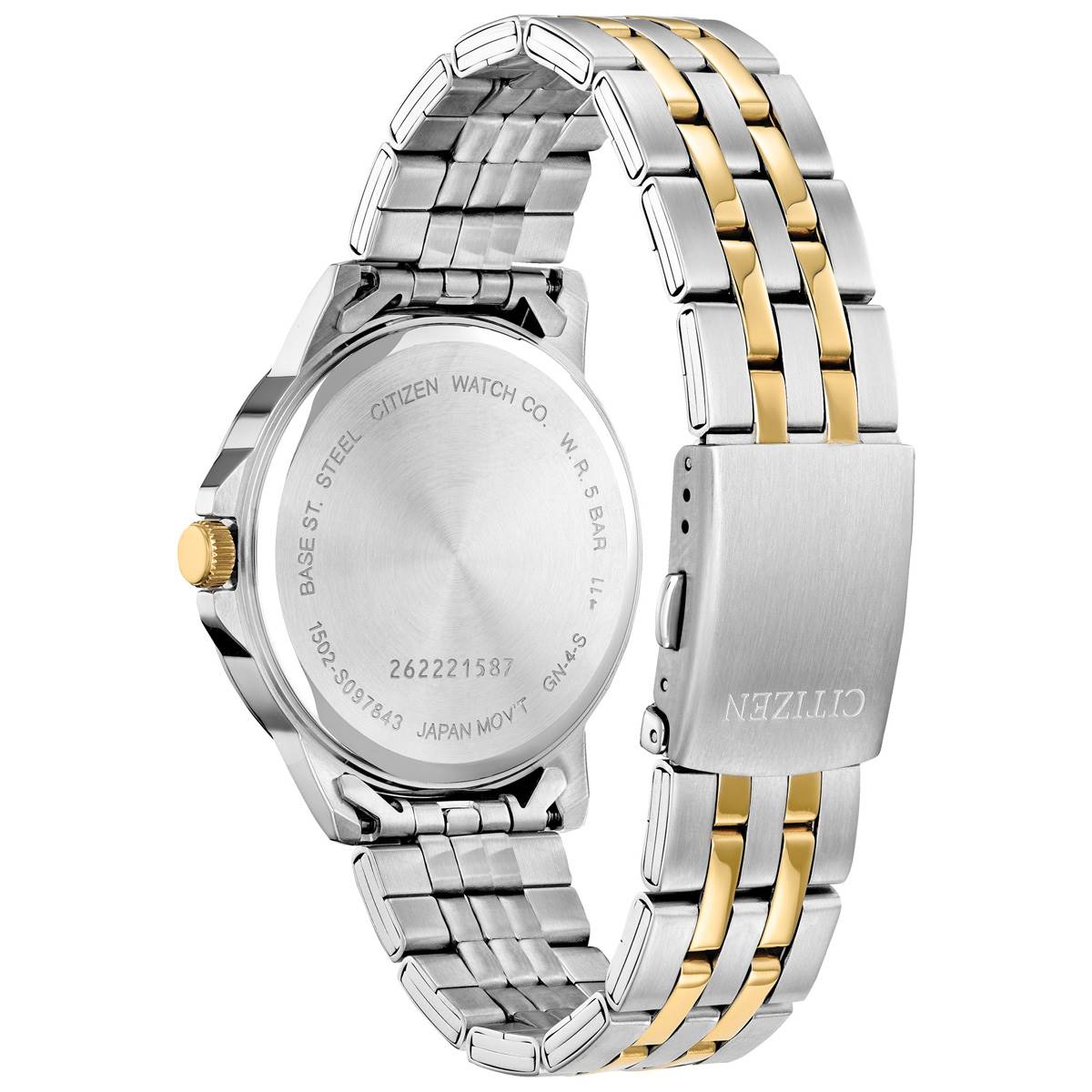 Mens Citizen(R) Quartz Two-tone Bracelet Watch -BF2018-52A