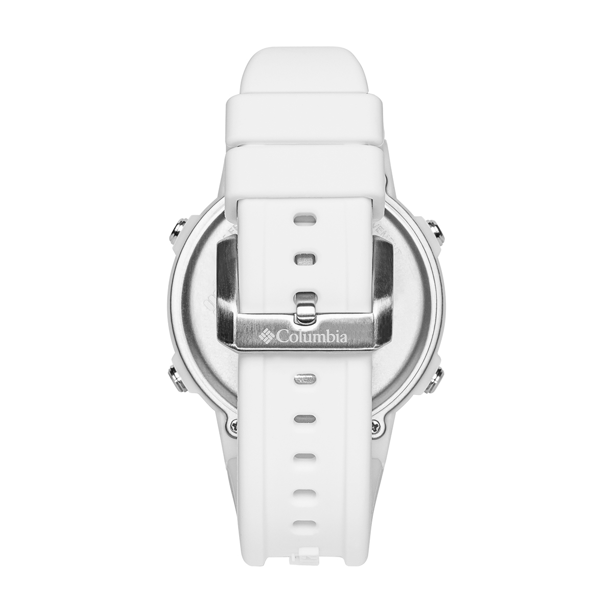 Unisex Columbia Peak Patrol Digital White Silicone Strap Watch