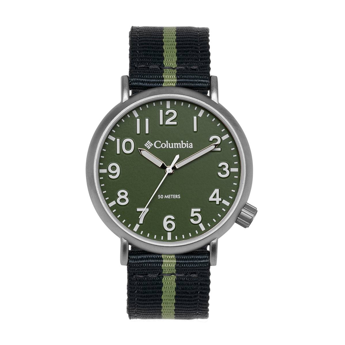Unisex Columbia Sportswear Timing Olive Stripe Watch - CSS16-005