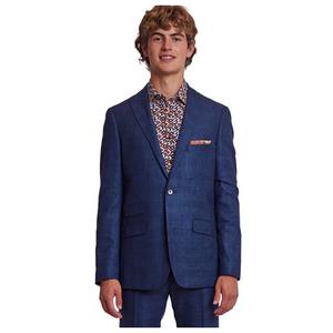 Mens Paisley & Gray(R) Suit Jacket - Blue Cognac