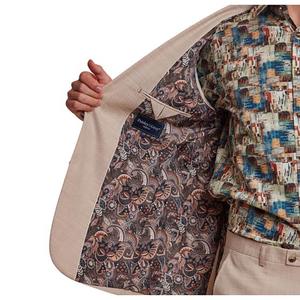 Mens Paisley & Gray(R) Slim Fit Suit Jacket - Cream Beige alternate view