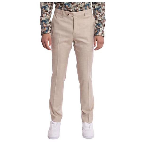 Mens Paisley & Gray(R) Slim Fit Suit Pants - Cream Beige