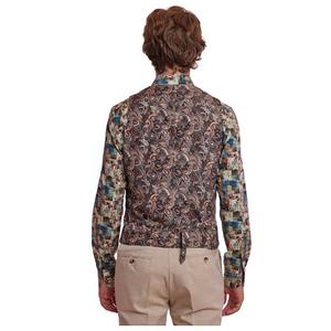 Mens Paisley & Gray(R) Slim Fit Suit Vest - Cream Beige alternate view