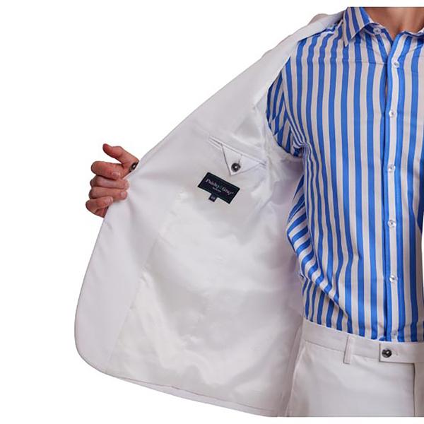 Mens Paisley & Gray(R) Suit Jacket - White Shark alternate view