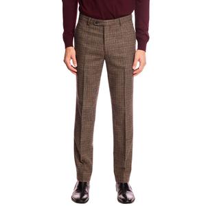 Mens Paisley & Gray(R) Plaid Pants - Teal/Brown alternate view