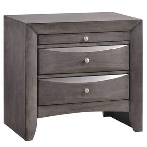 Elements Emily 2 Drawer Nightstand