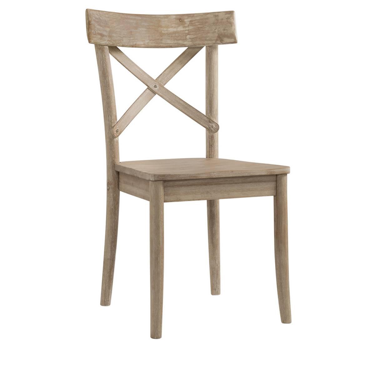 Elements Callista Cross Back Wooden Side Chair Set