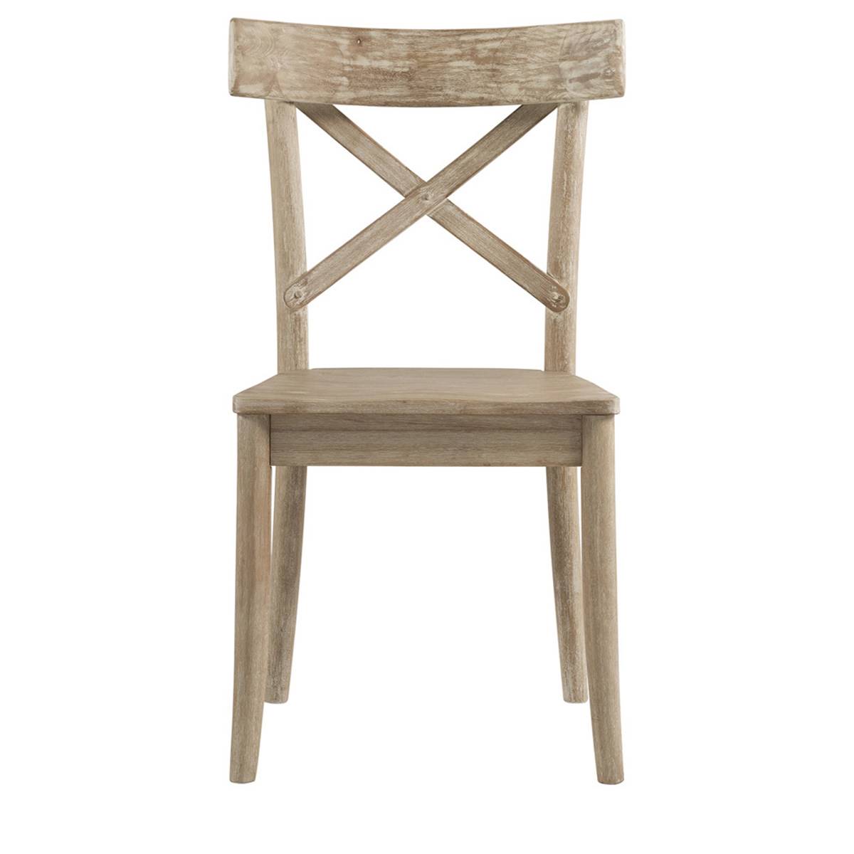 Elements Callista Cross Back Wooden Side Chair Set