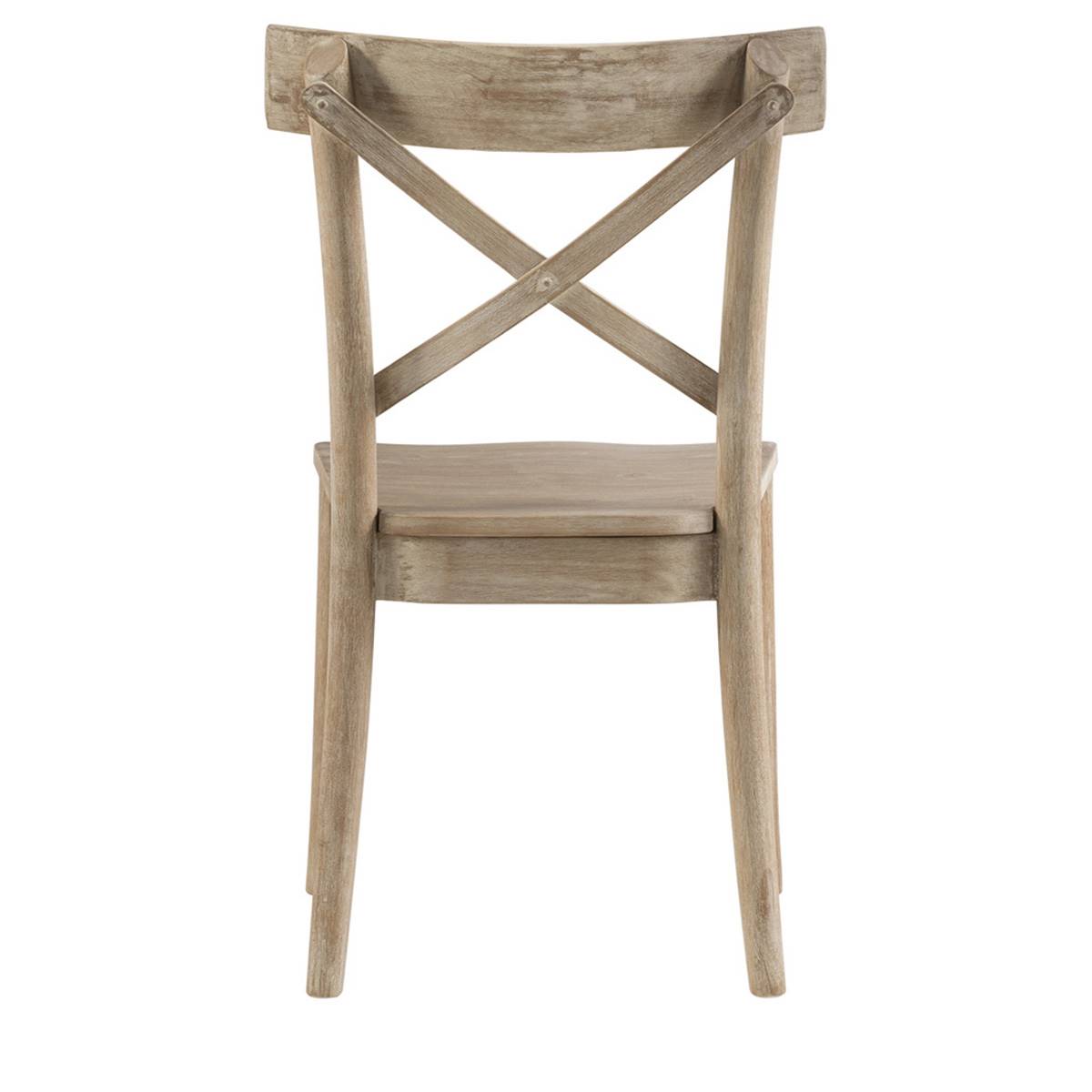 Elements Callista Cross Back Wooden Side Chair Set