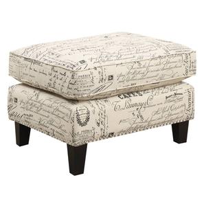 Elements Erica French Script Ottoman