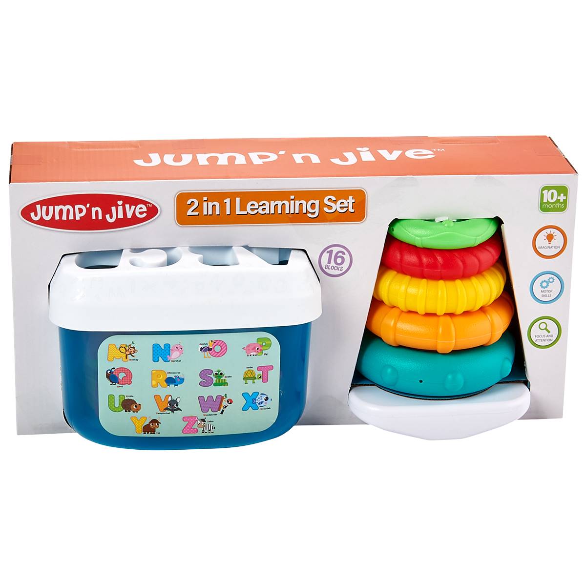 Jump' N Jive Baby's 2-in-1 Learning Set