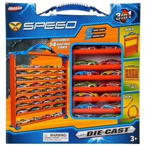 Hunson X Speed 3-in-1 32pc Die-Cast Car Set