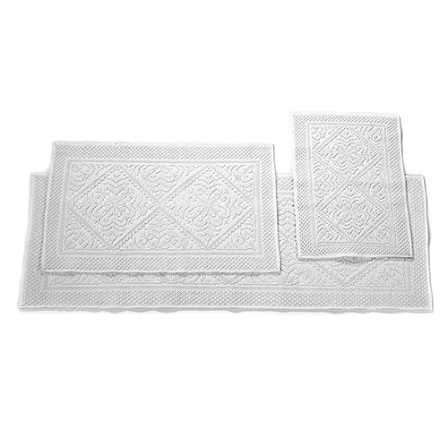 Provence II Cotton Jacquard Bath Rug