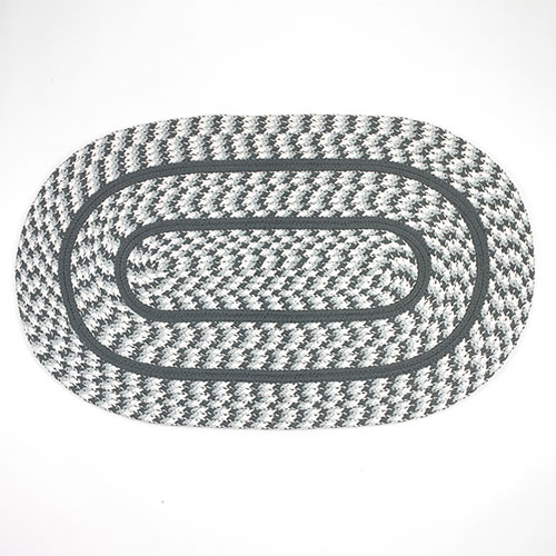 Cottage Braided Oval Accent Rug