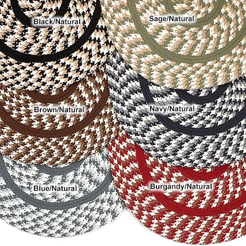 Cottage Braided Oval Accent Rug alternate view
