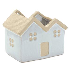 Melrose Neutral Porcelain House Planter - Set of 3 alternate view