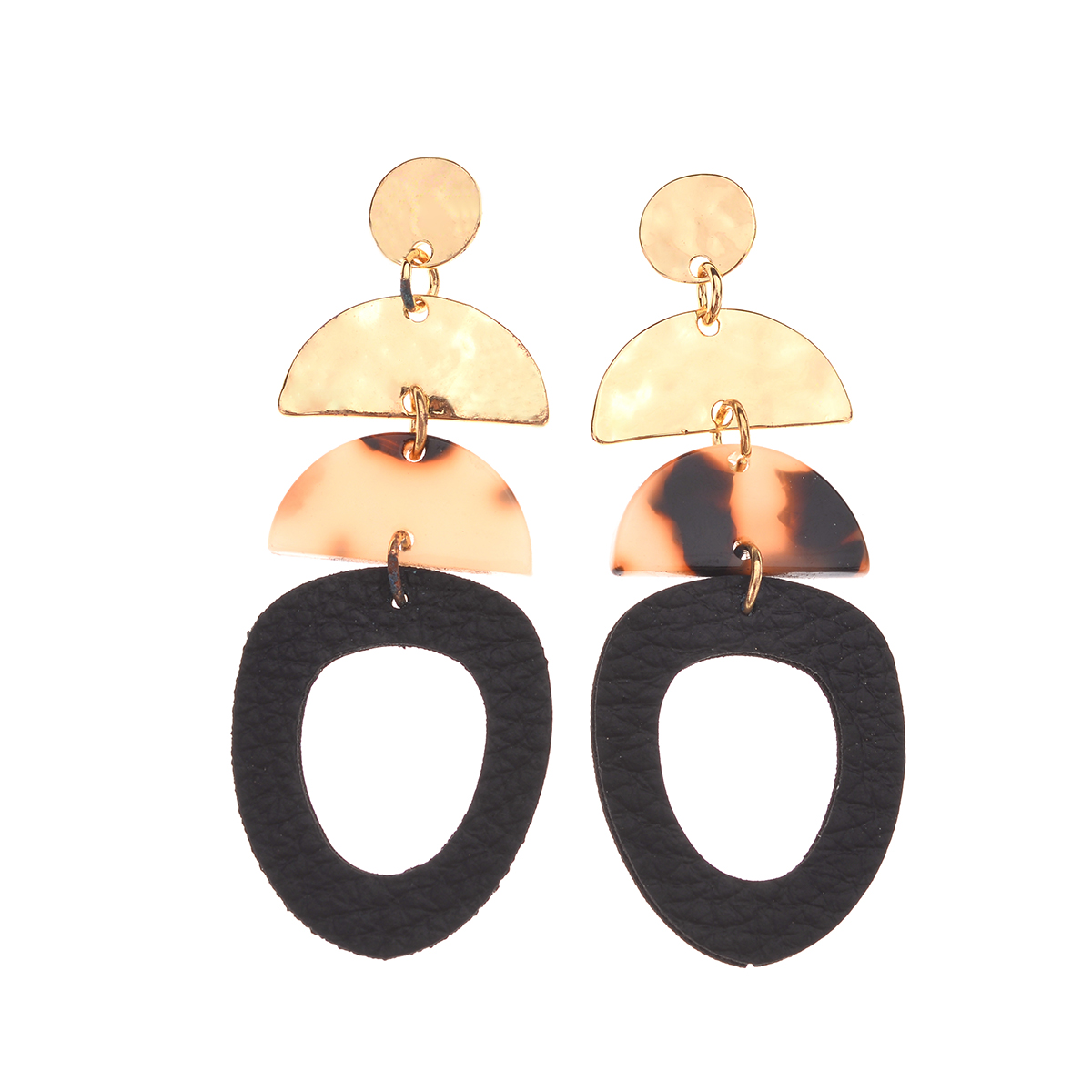 Ashley Cooper(tm) 1.65in. Multi Geometric Drop Earrings