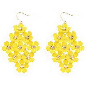 Ashley Cooper(tm) Yellow Flower Kite Earrings