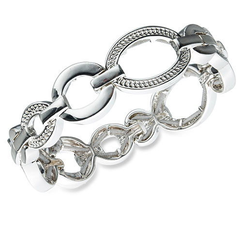 Gloria Vanderbilt Oval Link Stretch Bracelet