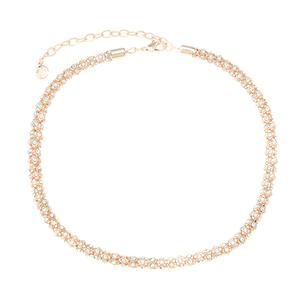 Gloria Vanderbilt Rose Gold-Tone & Crystal Necklace