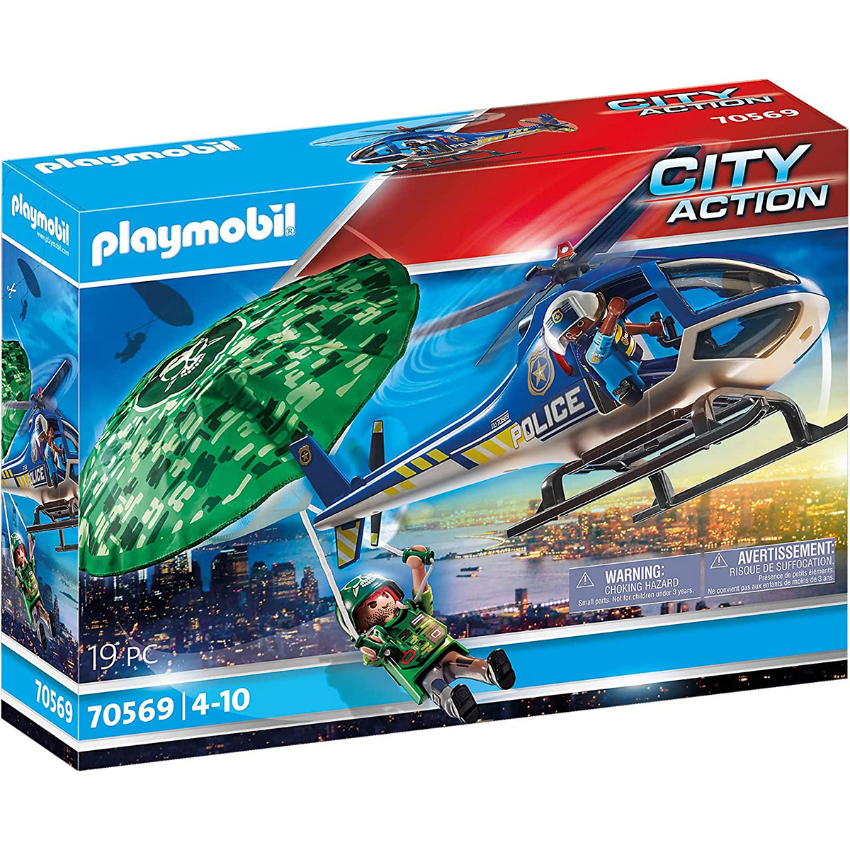 Playmobil Police Parachute Search Set