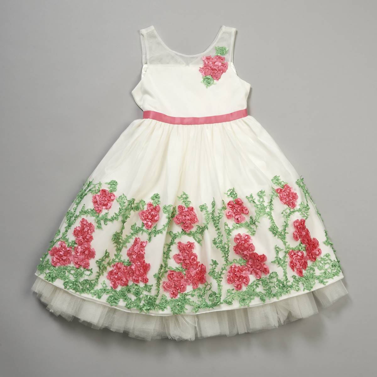 Girls (7-10) American Princess Floral Dress