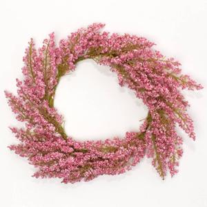 12in. Small Heather Candle Ring