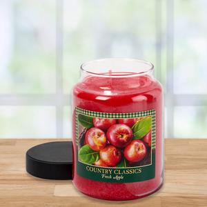 Country Classics 26oz. Fresh Apple Jar Candle alternate view