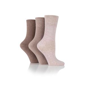 Womens gentle grip Non-Elastic Diabetic 3pk. Crew Socks