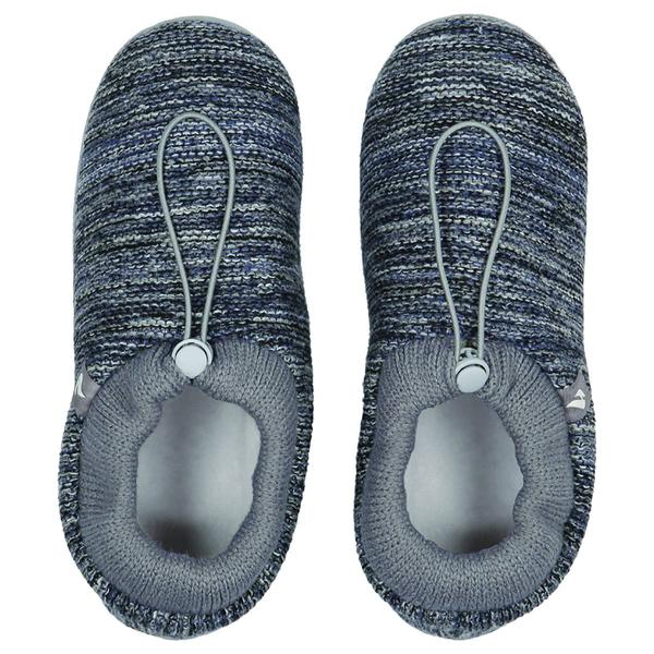 Womens Heat Holders(R) Erin Space Dye Drawstring Slippers -Black