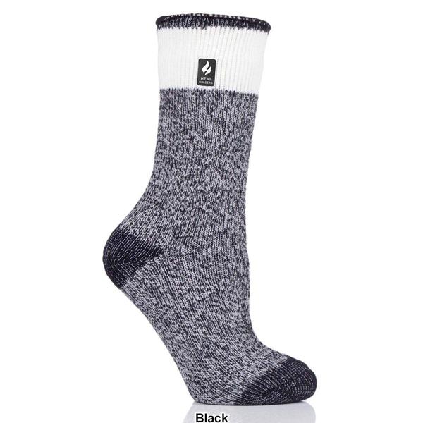 Womens Heat Holders(R) Lite Block Twist Crew Socks alternate view