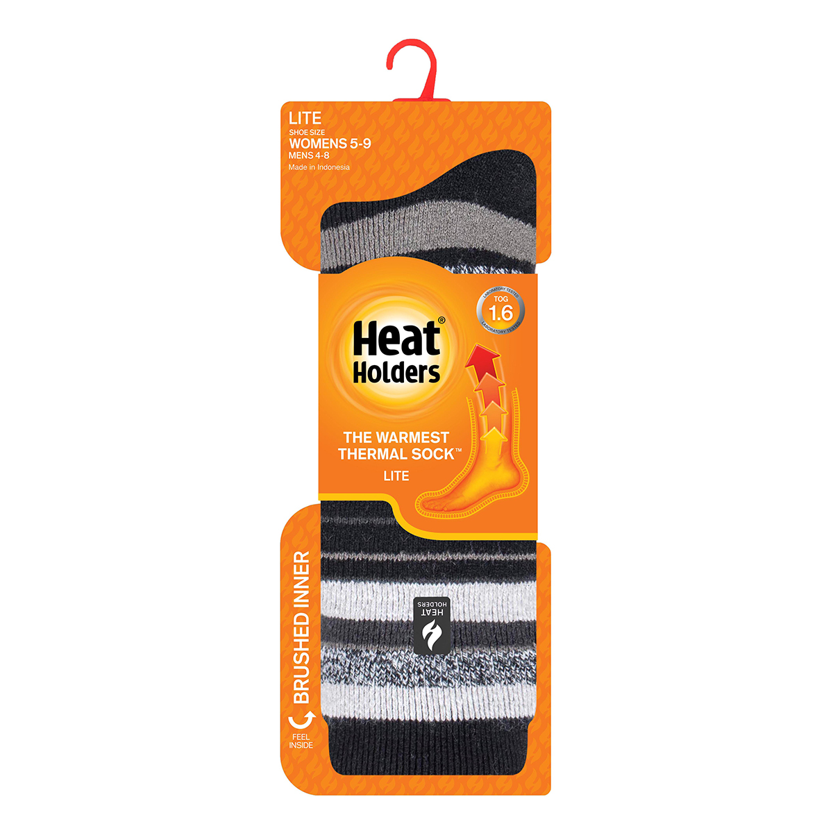 Womens Heat Holders(R) Lite Multi Stripe Crew Sock