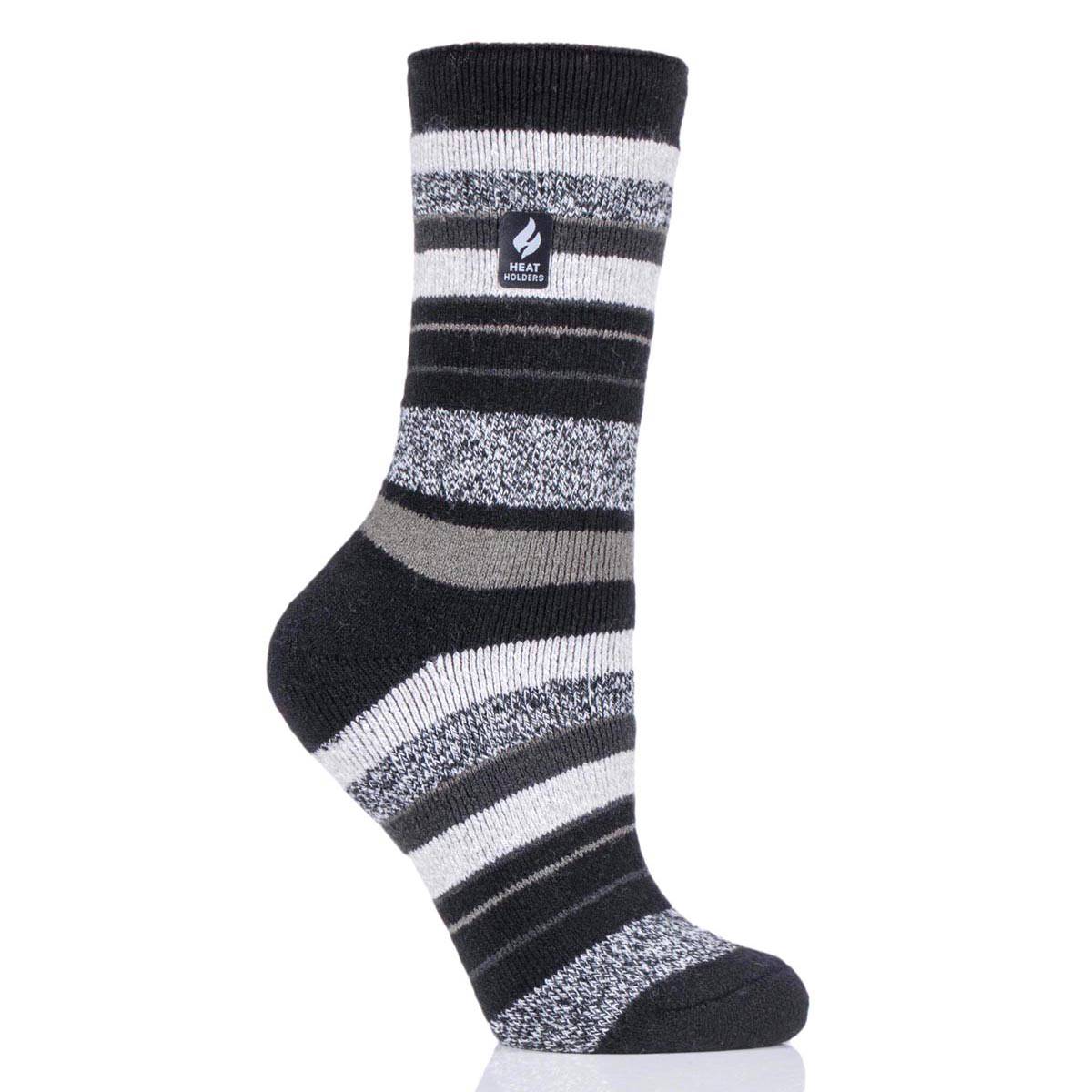 Womens Heat Holders(R) Lite Multi Stripe Crew Sock