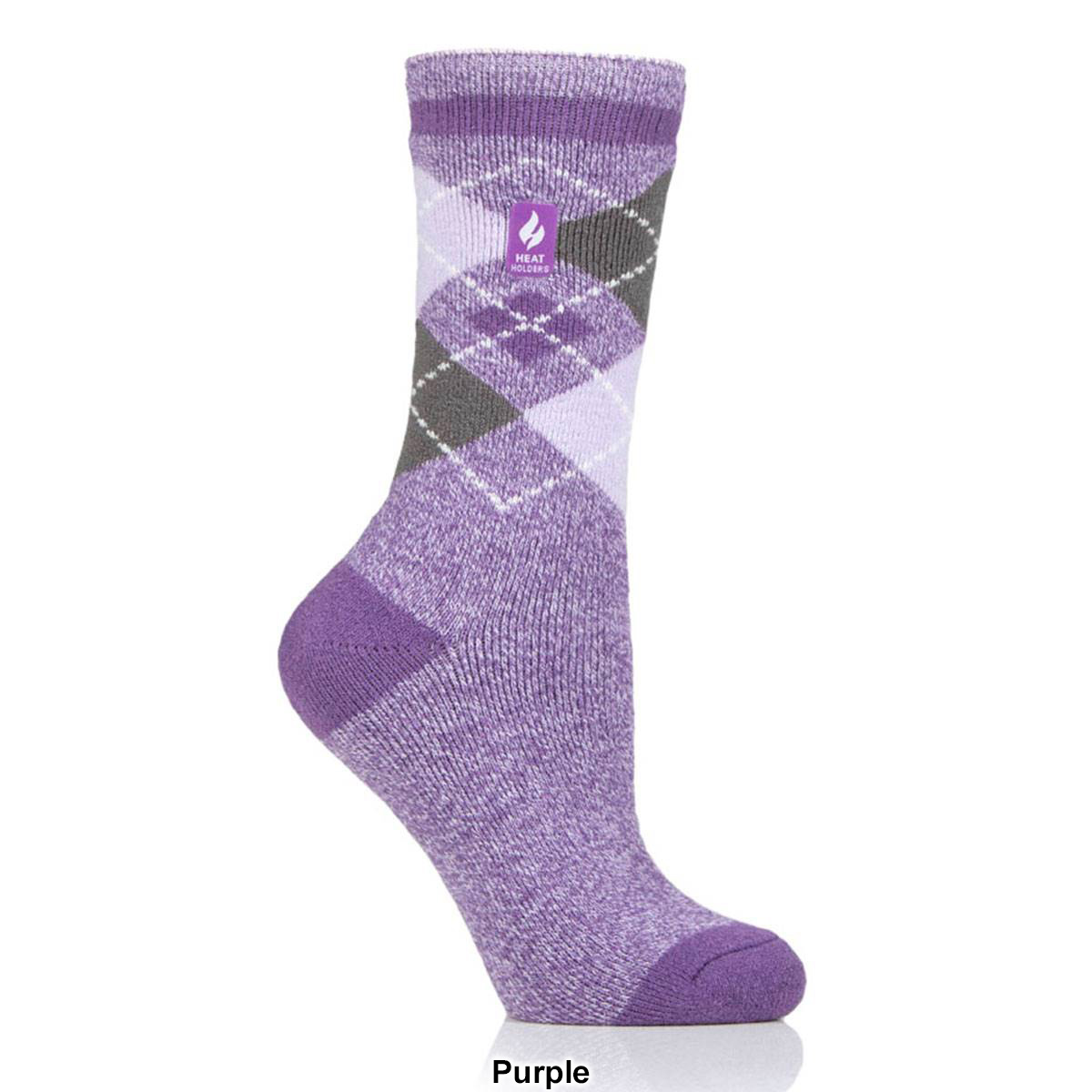 Womens Heat Holders(R) Lite Argyle Crew Socks