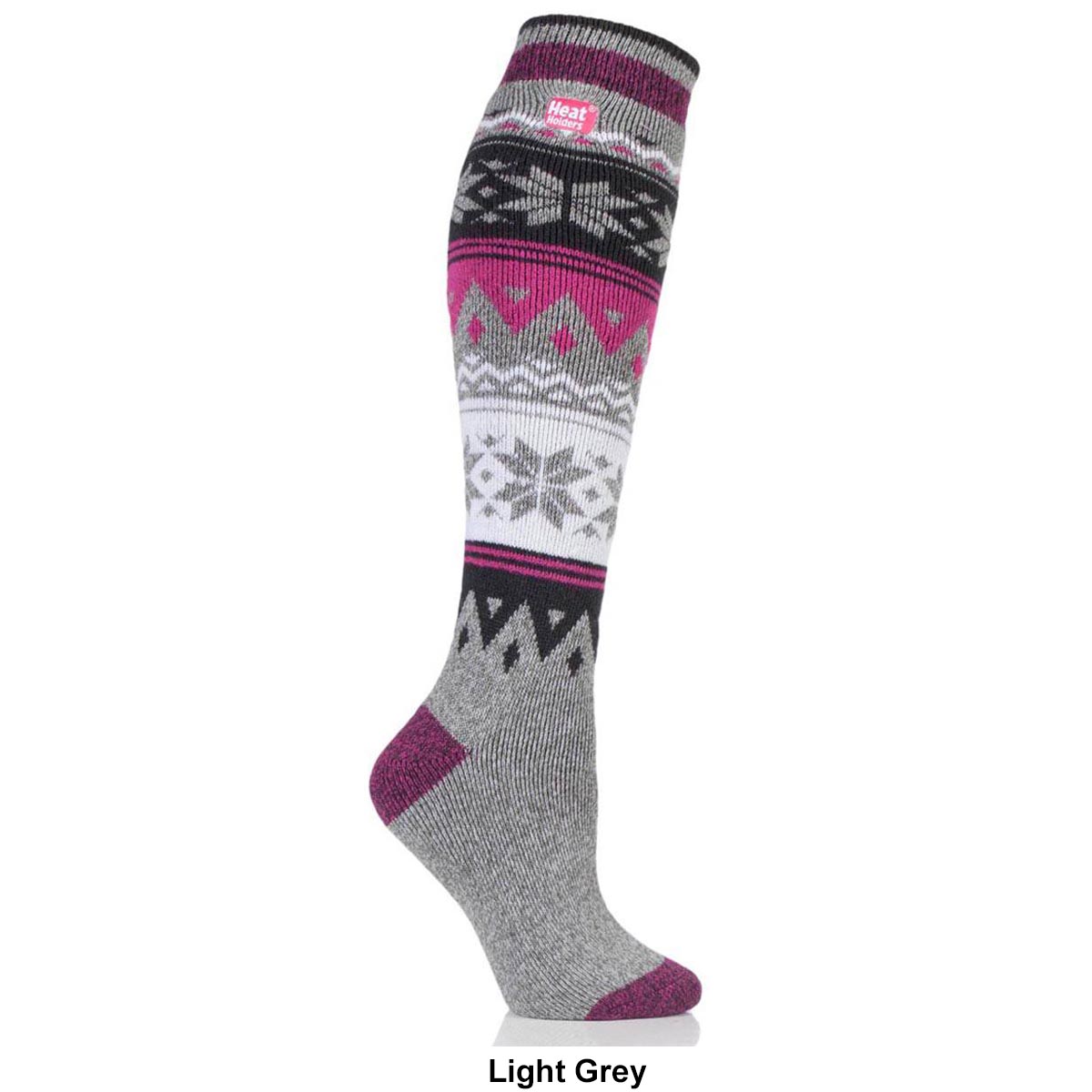 Womens Heat Holders Laura Lite Fair Isle Knee High Socks