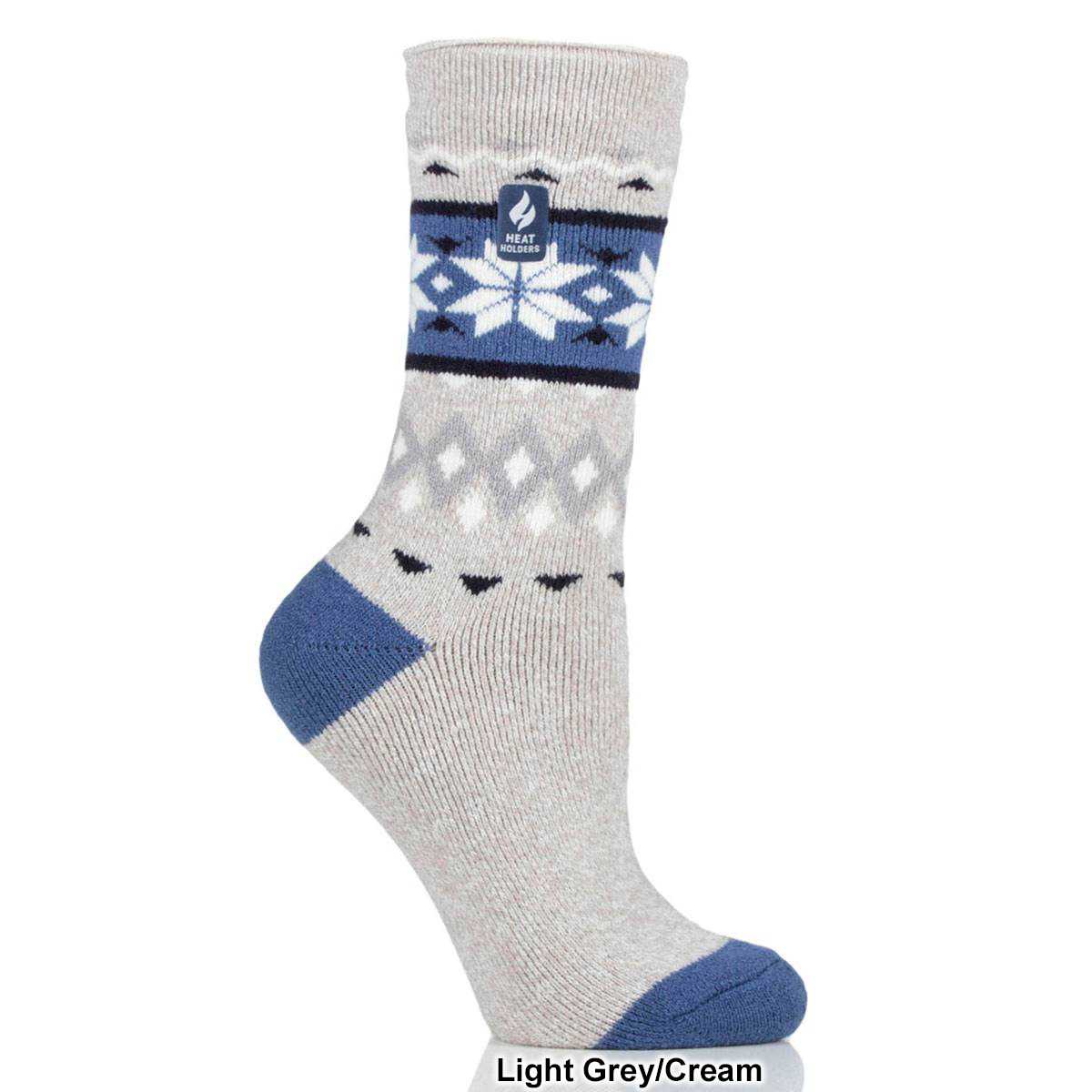 Womens Heat Holders(R) Melissa Lite(tm) Fair Isle Crew Socks