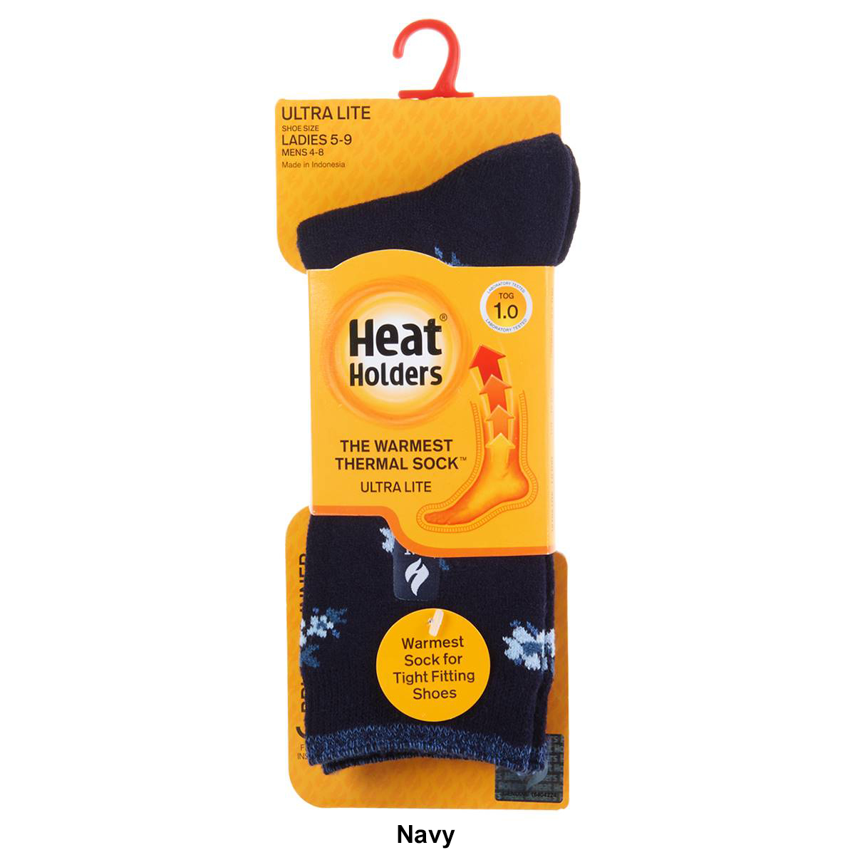 Womens Heat Holders(R) Ultra Lite Floral Crew Socks