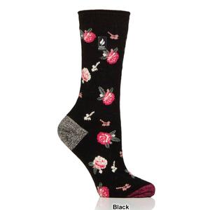 Womens Heat Holders(R) Eliza Ultra(tm) Lite Floral Crew Socks alternate view