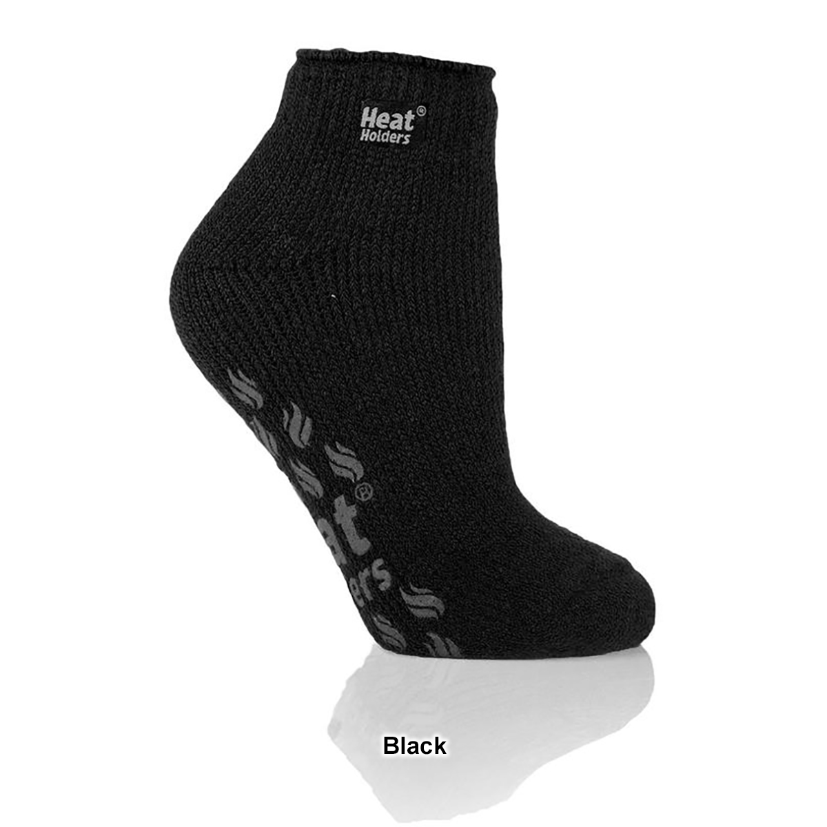 Womens Heat Holders(R) Solid Ankle Slipper Socks