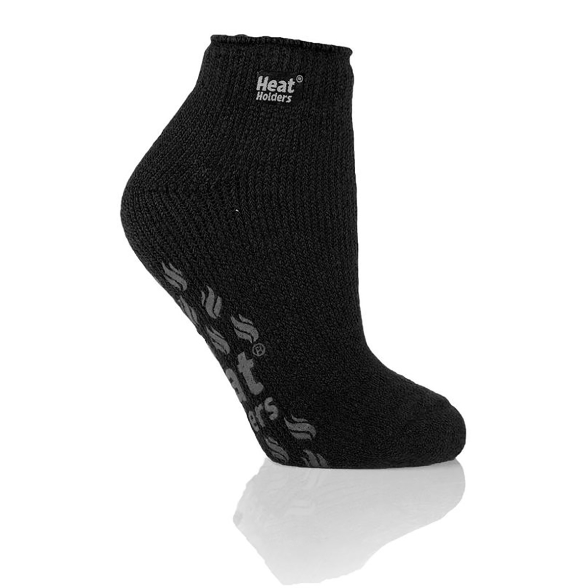 Womens Heat Holders(R) Solid Ankle Slipper Socks