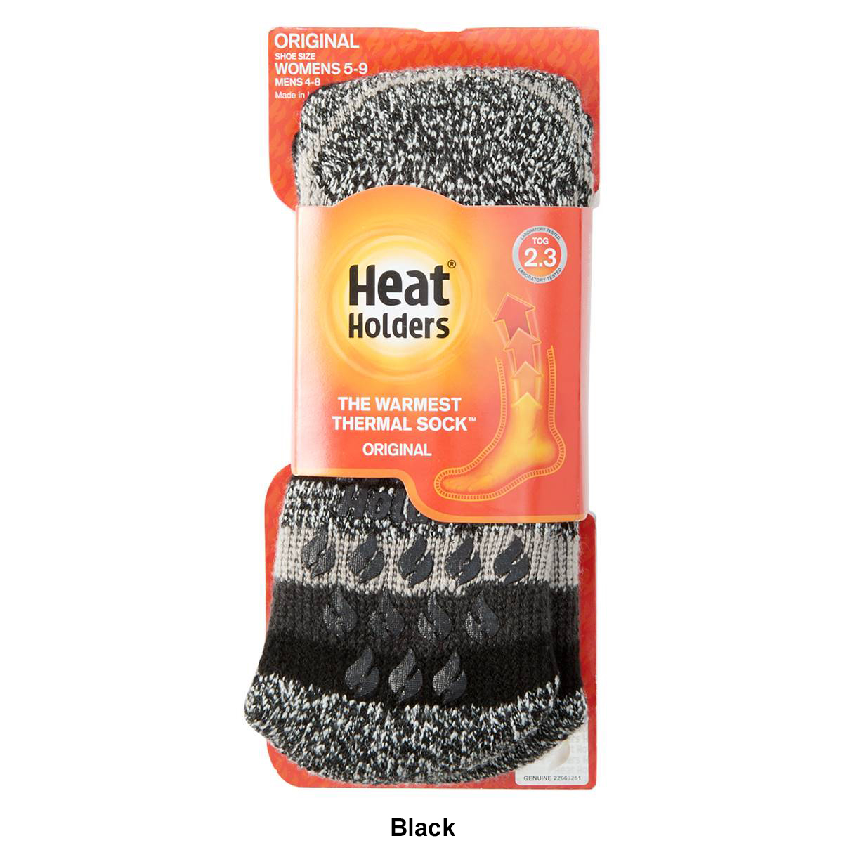 Womens Heat Holders(R) Petunia Stripe Slipper Socks