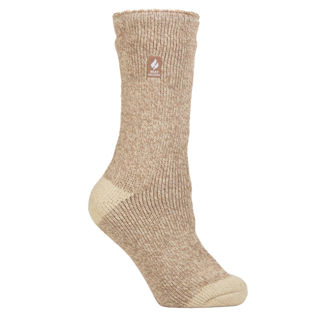 Womens Heat Holders Payton Twist Crew Socks